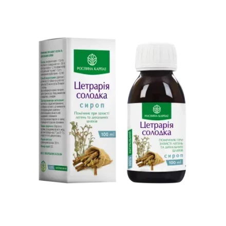 Цетрарія солодка – натуральний сироп для підтримки імунітету, дихальних шляхів та травної системи, Рослина Карпат