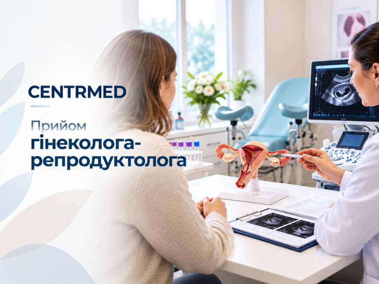 Прийом гінеколога-репродуктолога в медичному центрі CENTRMED