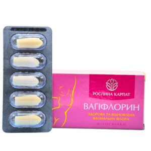 Фітосвічки Вагіфлорин для жіночого здоров'я у блістері та упаковці