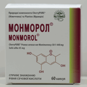 МОНМОРОЛ – при подагрі та гіперурикемії
