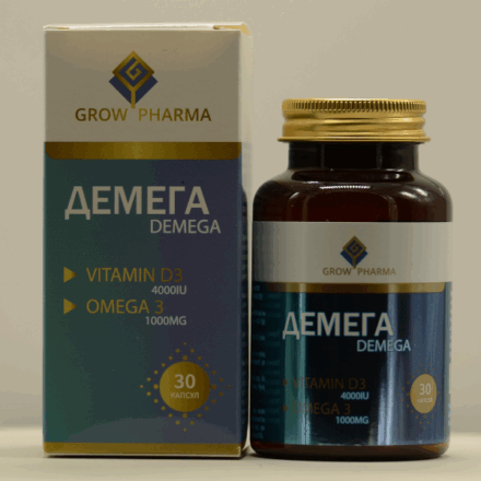 ДЕМЕГА – Омега-3 та вітамін D3 для здоров’я