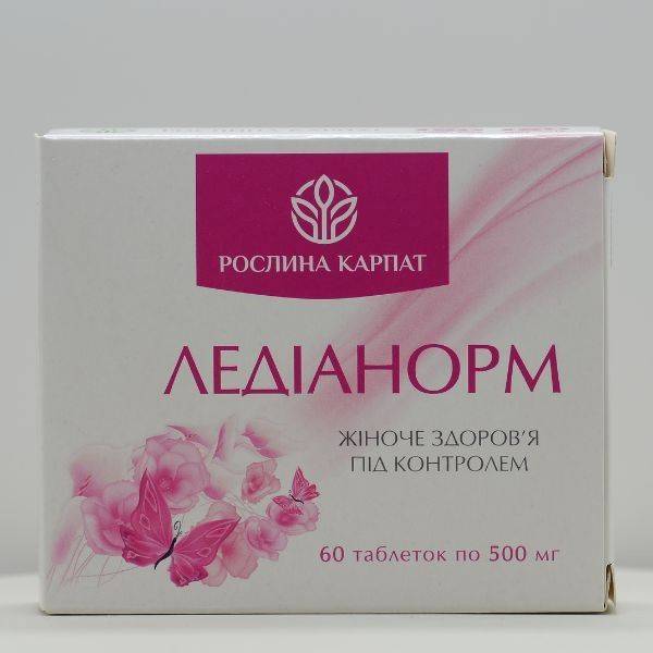 Ледіанорм Рослина Карпат — рослинний комплекс для підтримки жіночого гормонального балансу