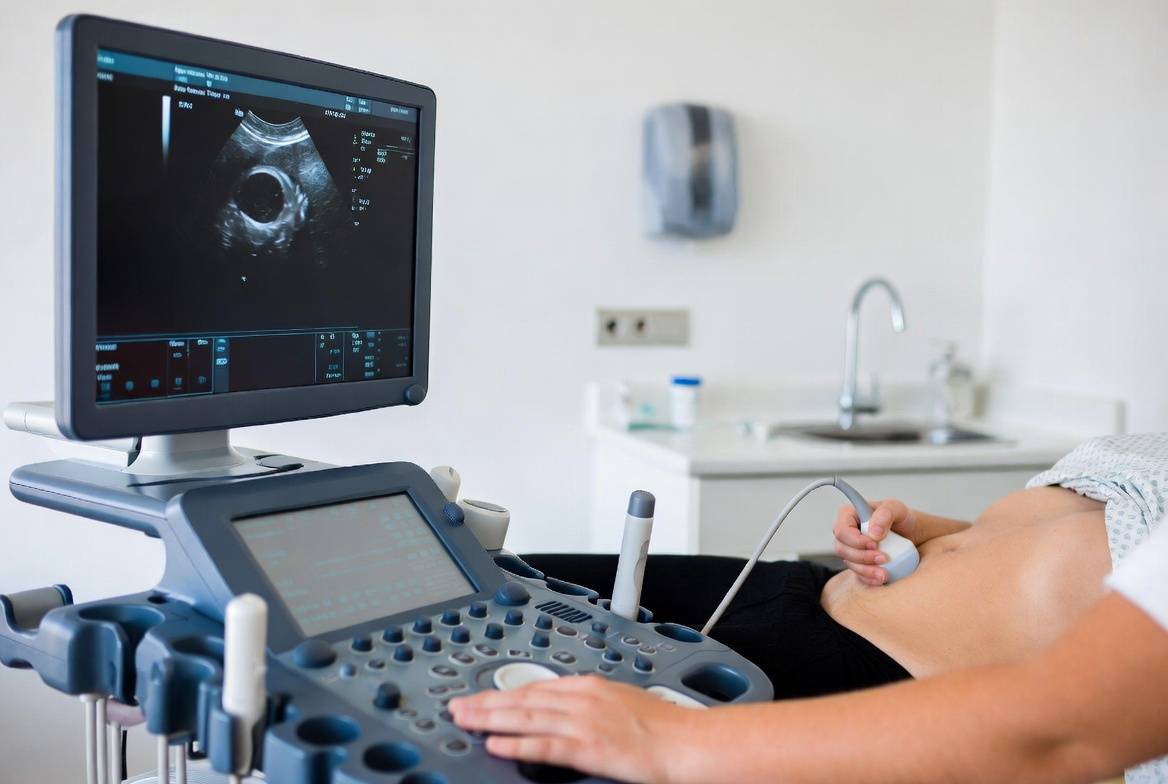 Обстеження пацієнтки на апараті УЗД